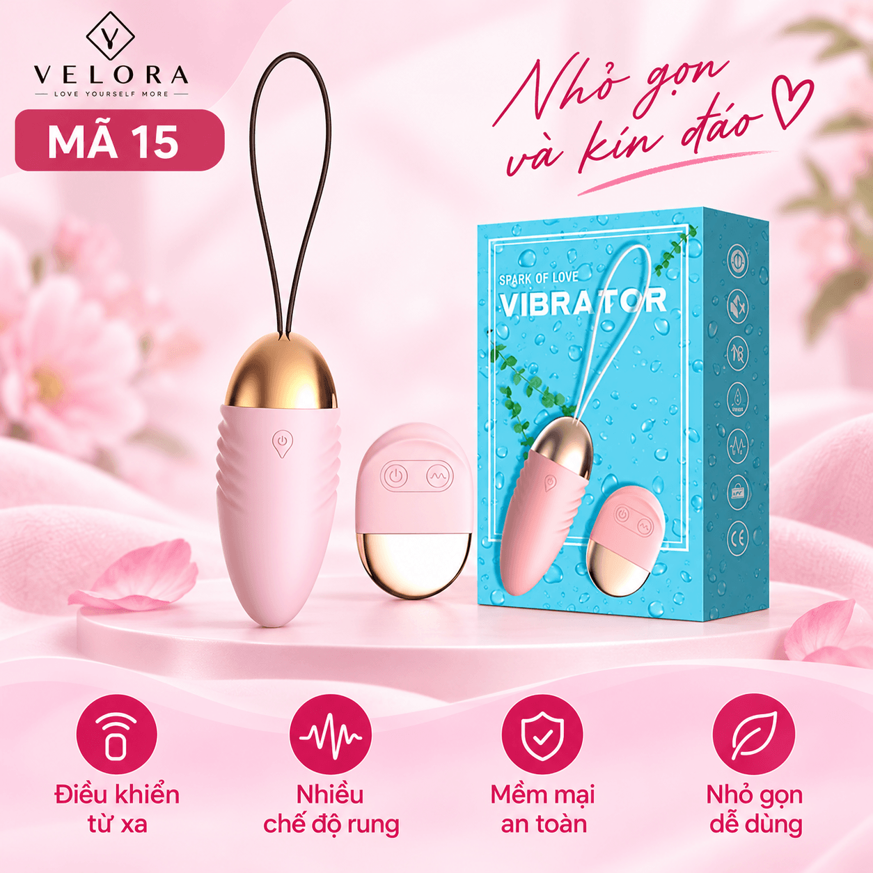 Mã 15 - Trứng Rung Điều Khiển Từ Xa