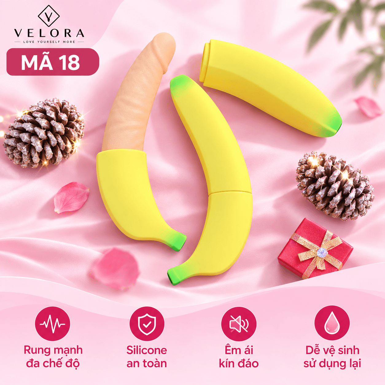 Mã 18 - Máy Rung Hình Trái Chuối Ngụy Trang