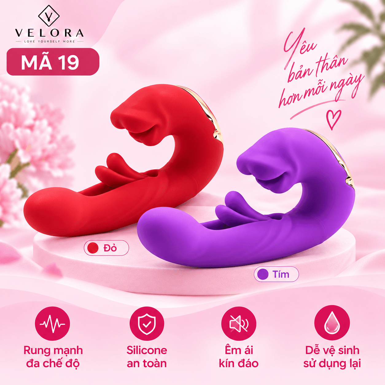 Mã 19 - Máy Rung Đa Năng 4 Trong 1