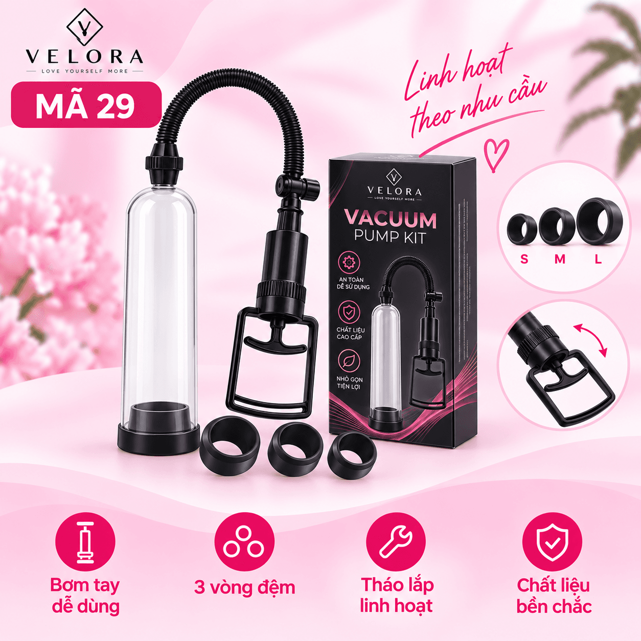 Mã 29 - Máy Tập Tăng Kích Thước Dương Vật